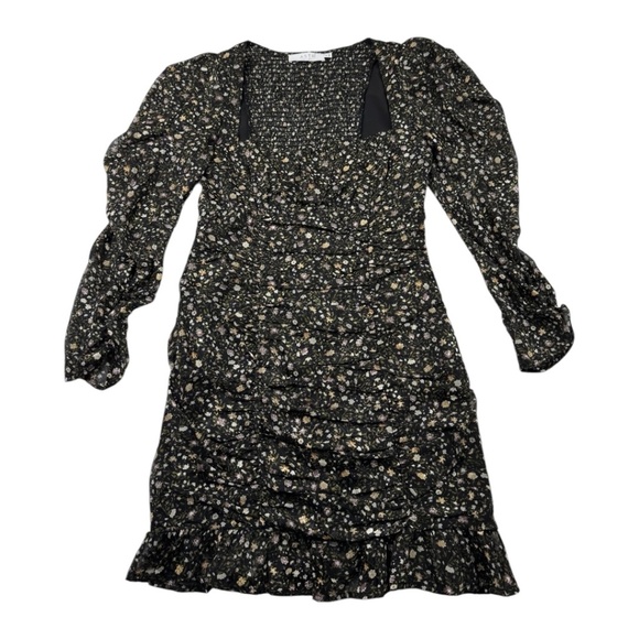 ASTR the Label Victoria Black Ditsy Print Dress - Picture 2 of 15